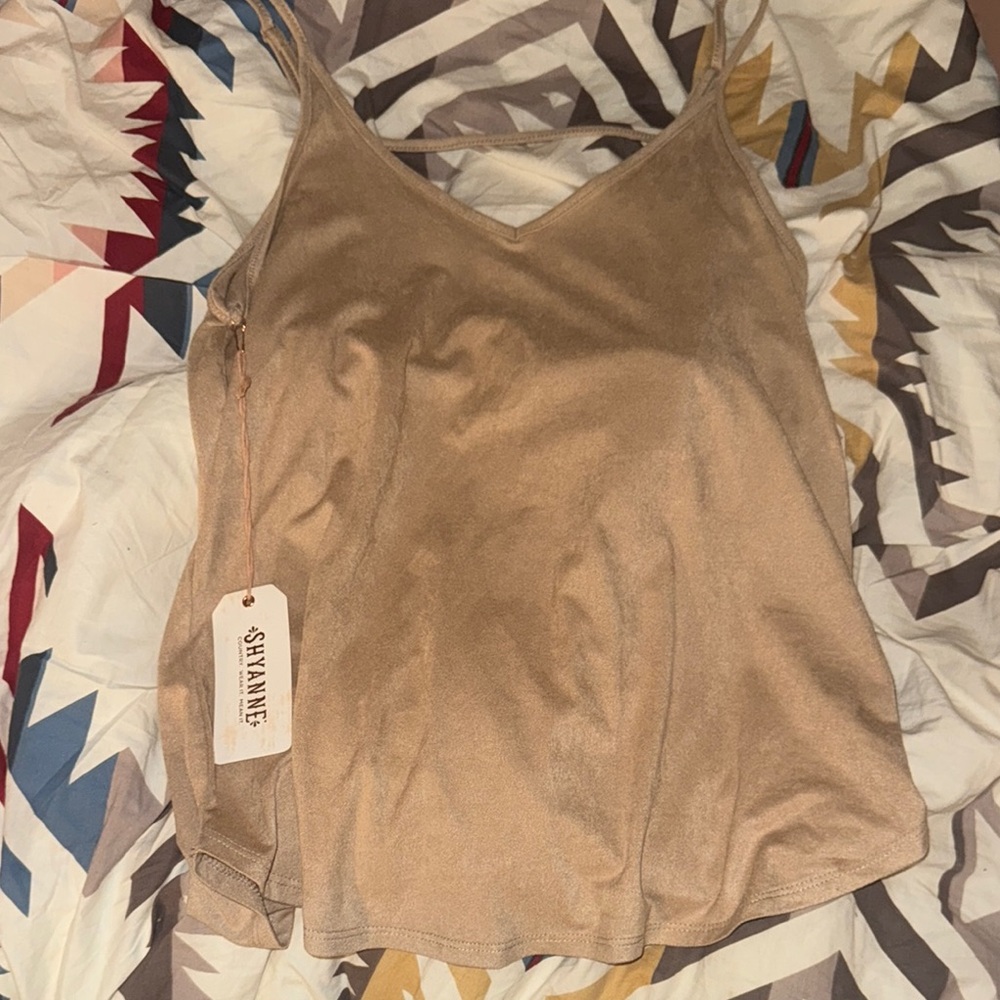 Shyanne Tan Fitted Camisole Top